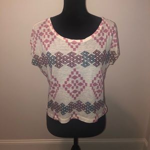 Geometrical Print Top